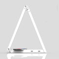 Minimalist Triangle LED Desk Lamp with Wireless Charger