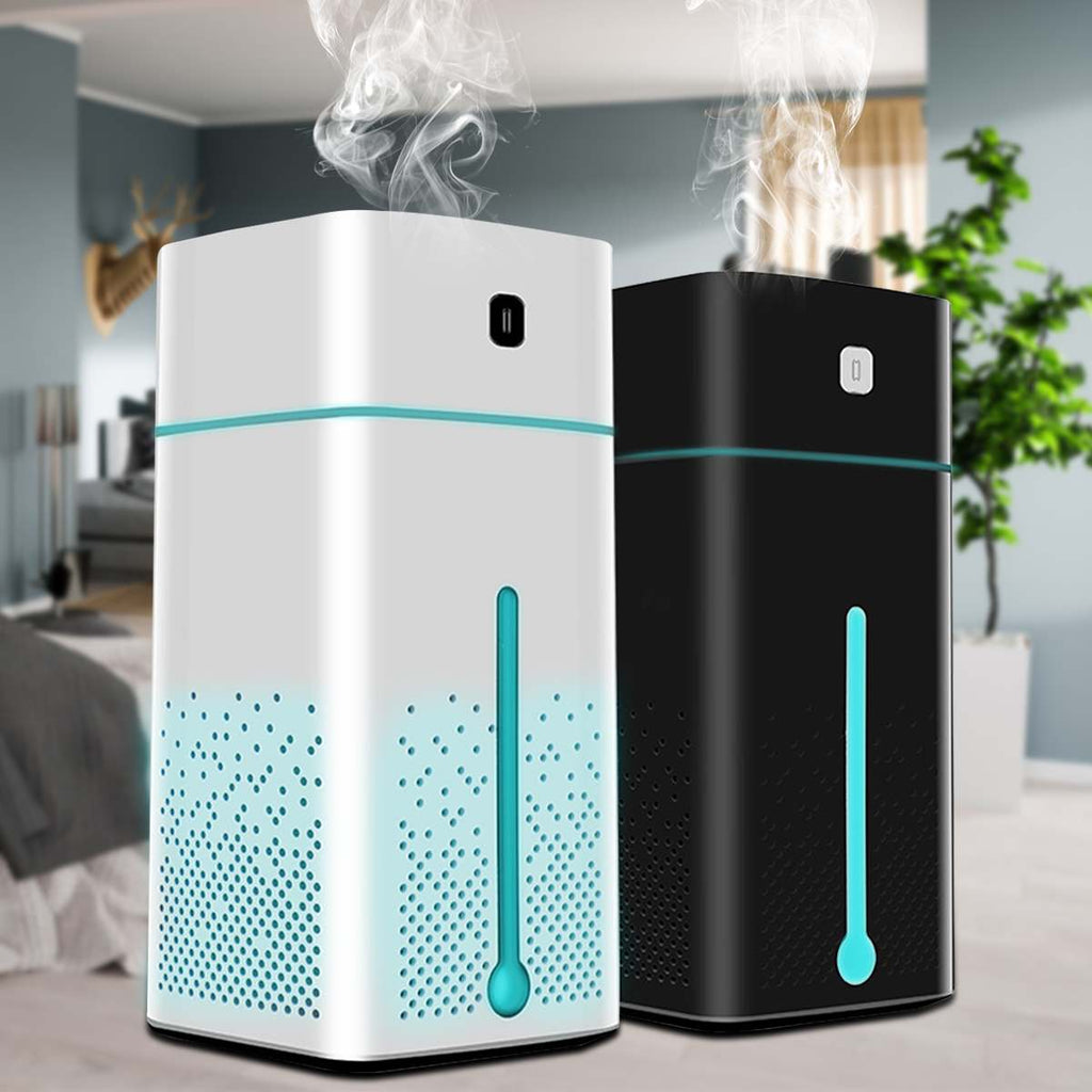 Premium 1000ml Ultrasonic Home Humidifier & Quiet Air Purifier
